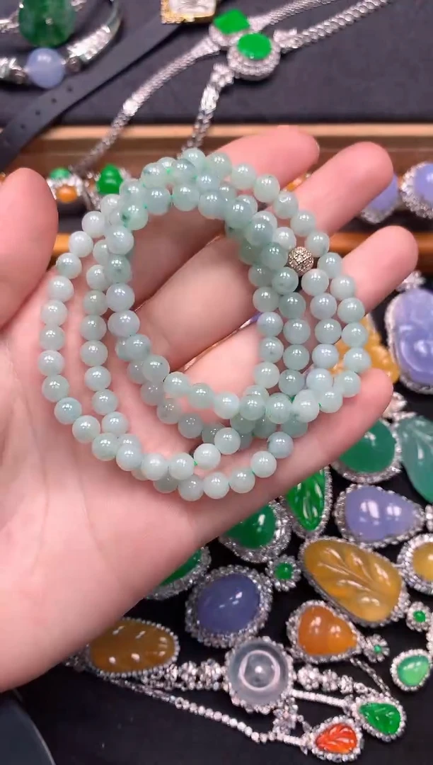 未镶嵌手串翡翠翡翠