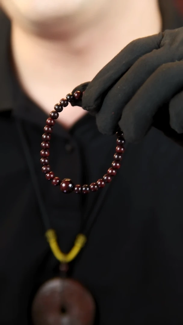 【闪购商品】降真香手串/手链海南红降土埋玉化料0.6手串