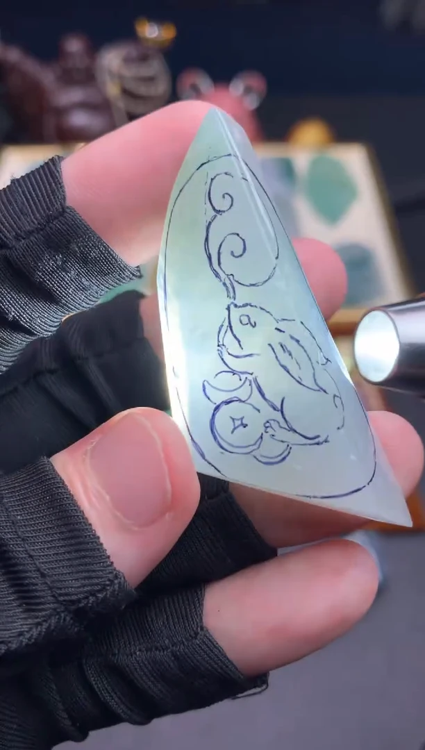 未镶嵌定制翡翠天然翡翠裸石（包工）