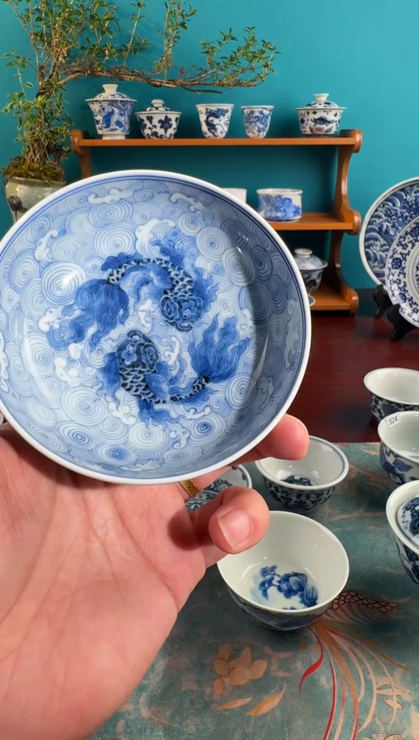 一****?不二说瓷纯手绘杯