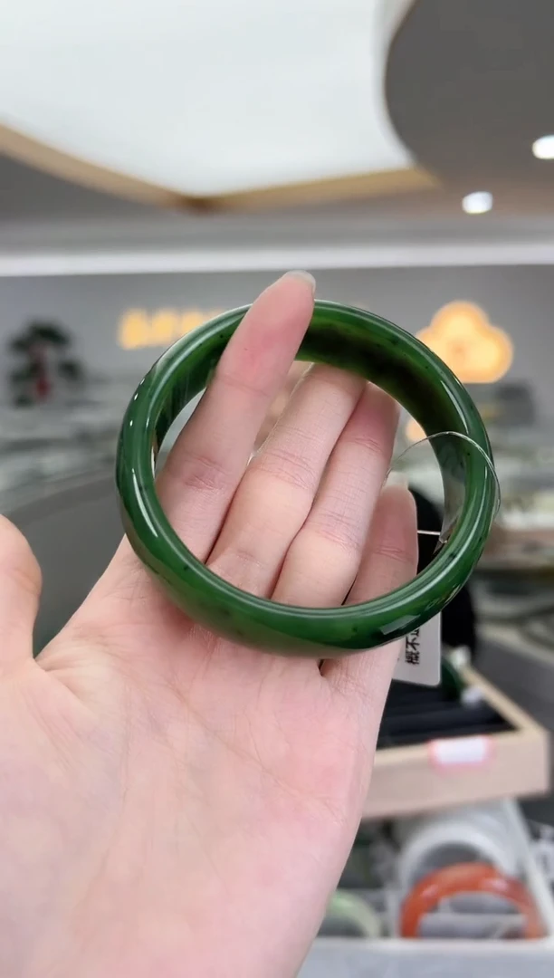 和田玉未镶嵌颈饰11-手镯61mm