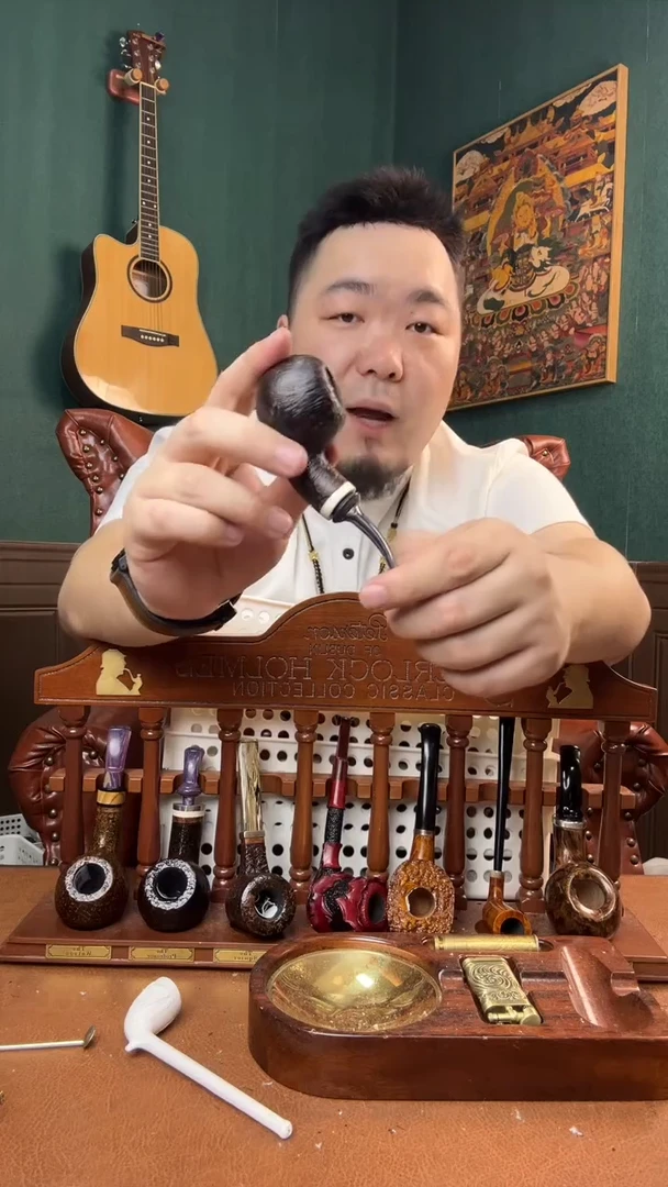石楠木木雕款意大利进口石楠木烟斗