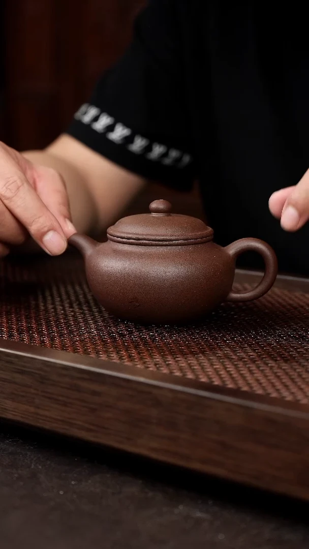 茶壶紫砂紫泥永福莲子