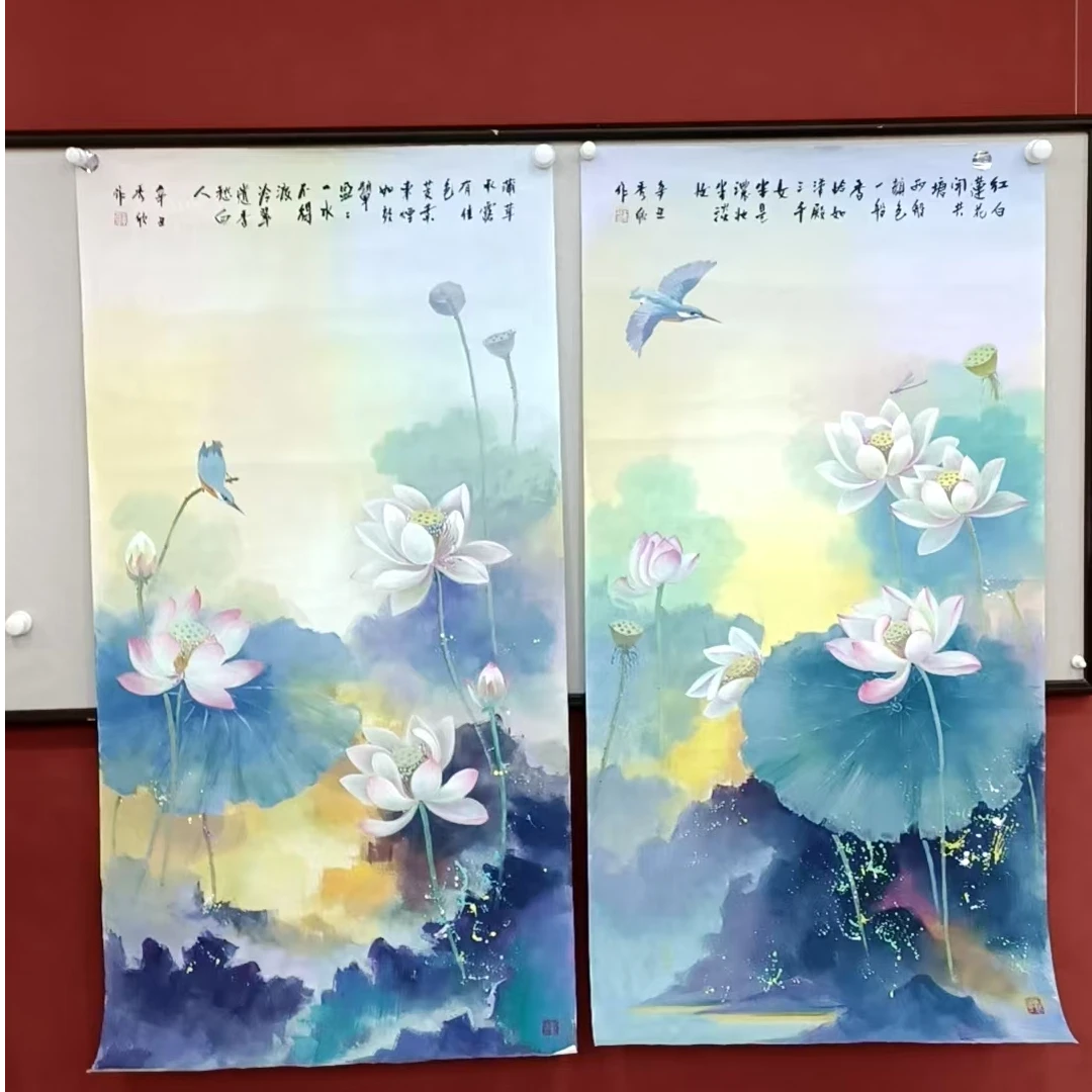 王秀欣-花鸟-8-沥金山水开创者-国画