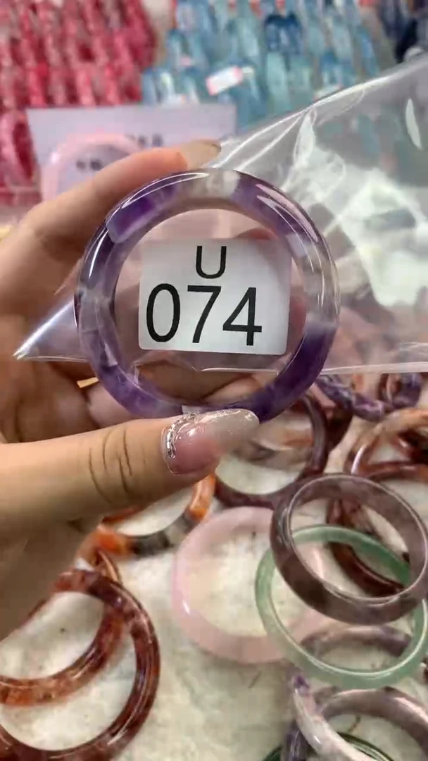 水晶手镯U未镶嵌水晶074-50