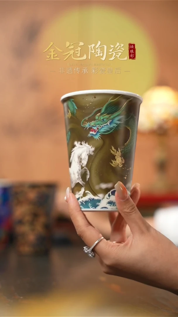 陶瓷青霄白虹· 【可乐杯】
