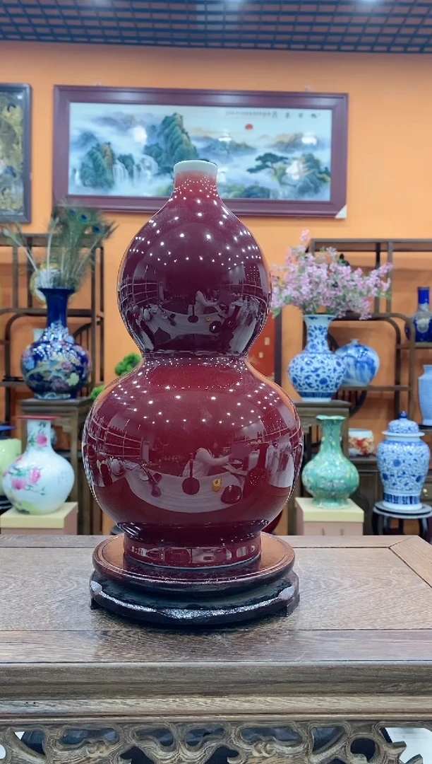 【闪购商品】瓶葫芦摆件高29宽16带底座