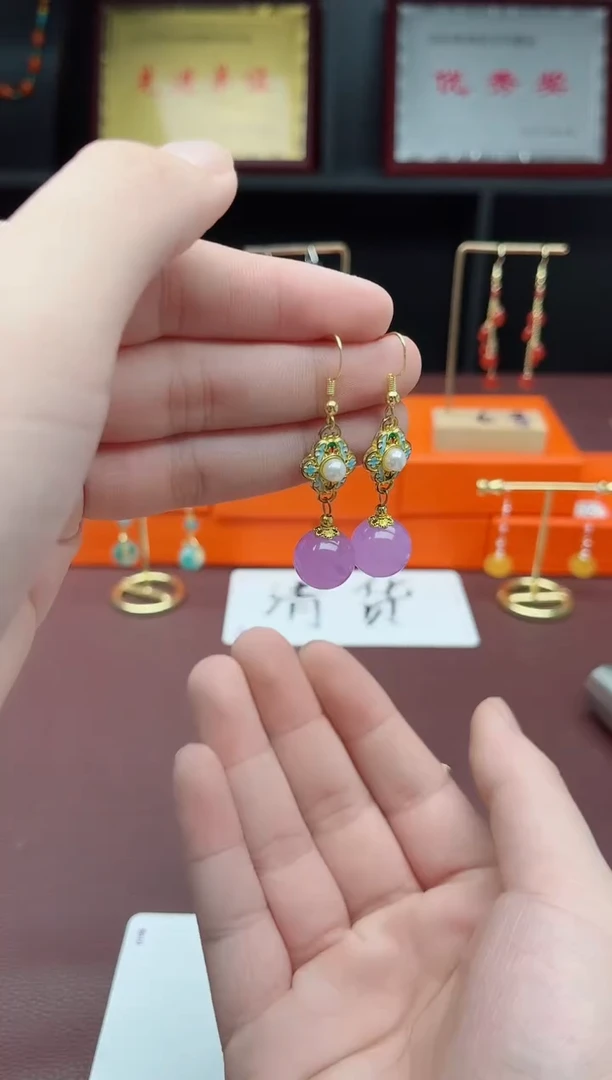 未镶嵌耳饰玛瑙/玉髓312