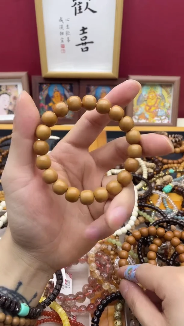 猴头核桃手串赏*猴头老型桶珠10mm手串