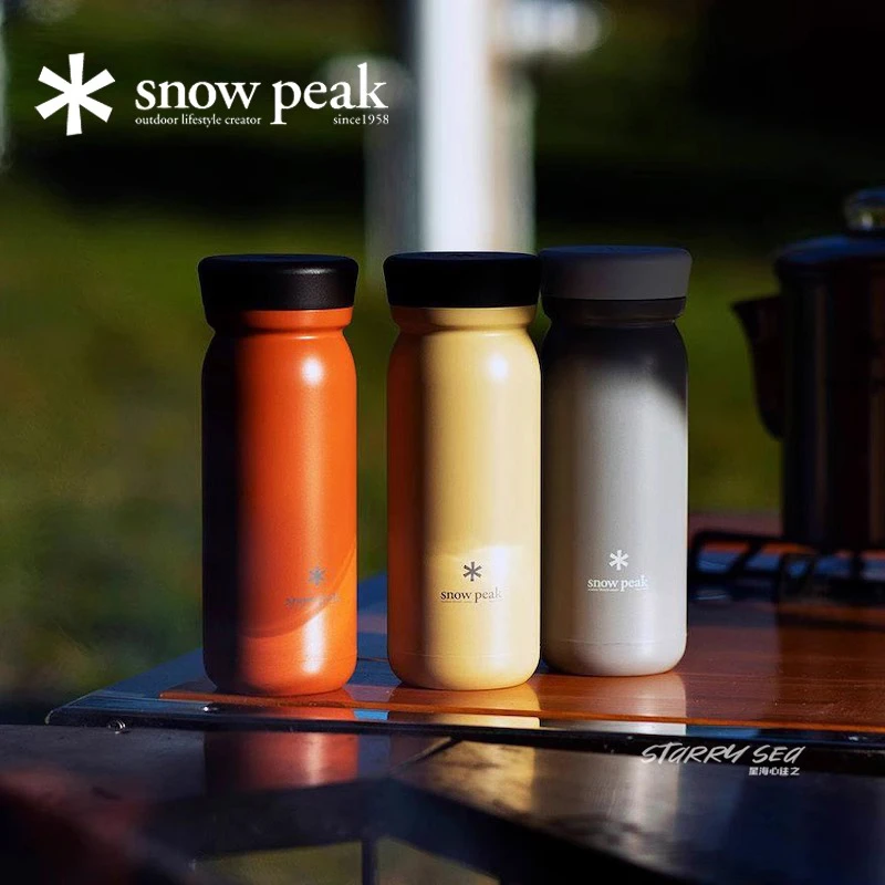 日单9k！太好看了snow雪峰露营不锈钢保温杯大容量户外运动水杯