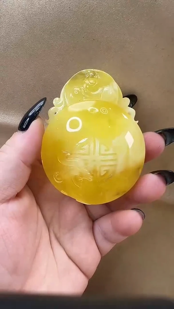 琥珀颈饰未镶嵌吊坠