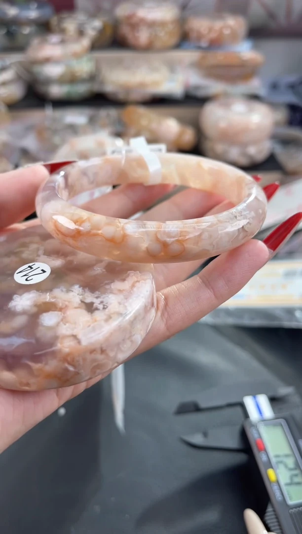 未镶嵌手镯石英质玉61（赠品镯心 天然不保证完美）