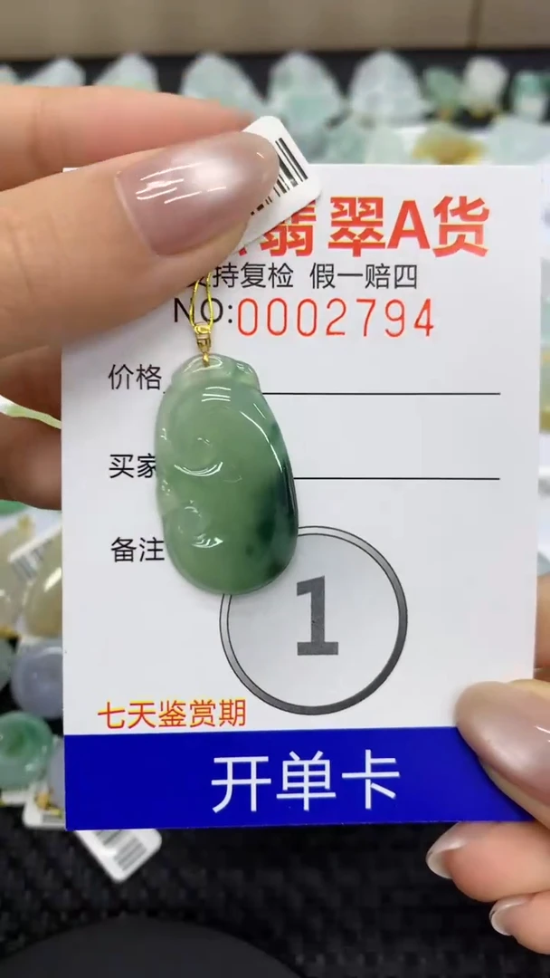 【闪购商品】翡翠颈饰18K金镶嵌111111111111