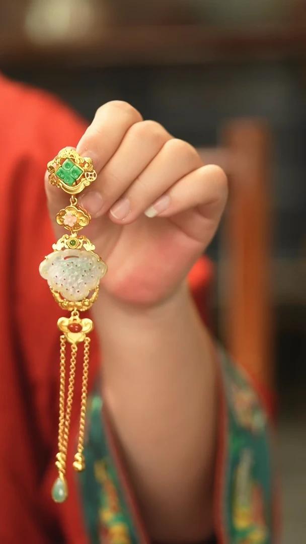 【闪购商品】翡翠挂件银S925镶嵌新款