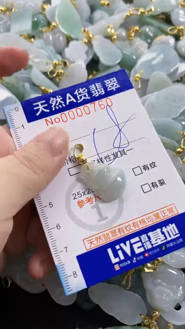 颈饰未镶嵌翡翠天然A货翡翠