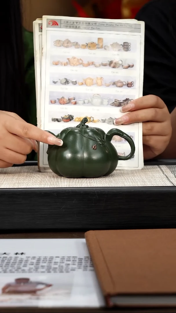 茶壶紫砂【P041】南瓜 190c XZQ