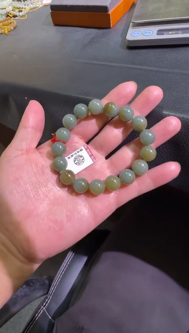 未镶嵌手串和田玉且末蓝手串（产地直发）