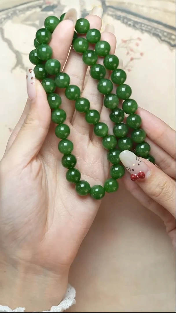 颈饰未镶嵌和田玉小***庆9.5mm+