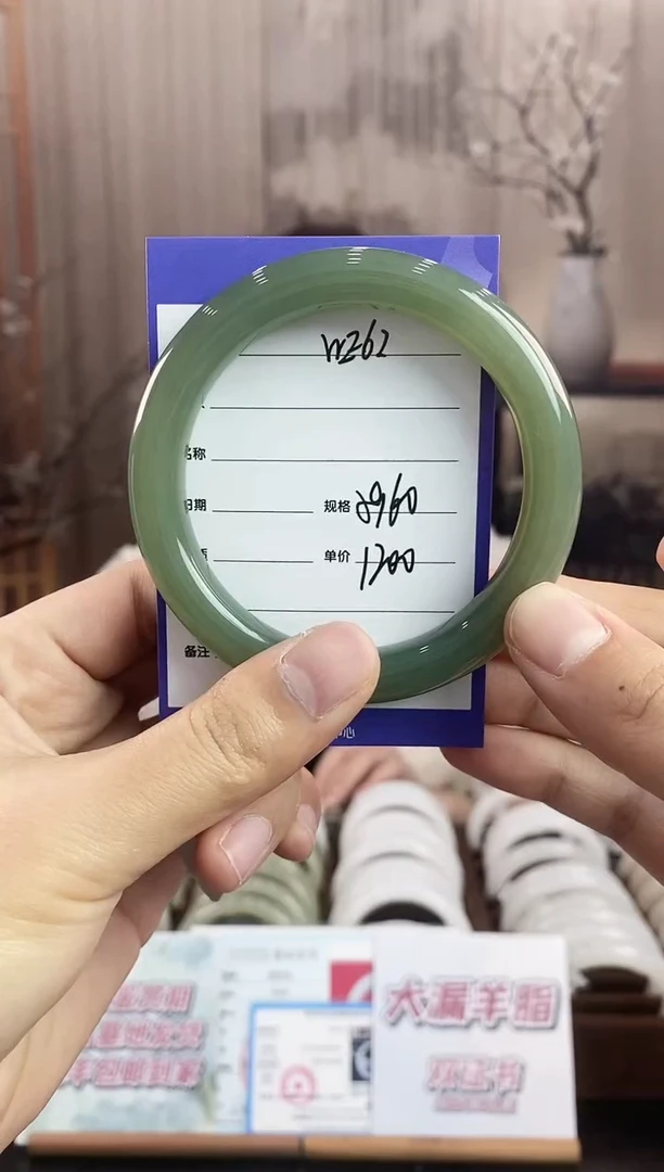 未镶嵌手镯和田玉幸**生WE62微色差