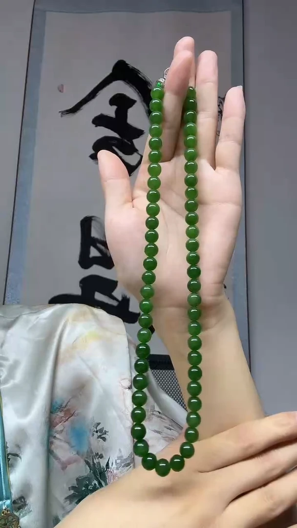 项链未镶嵌和田玉（碧玉）卡8