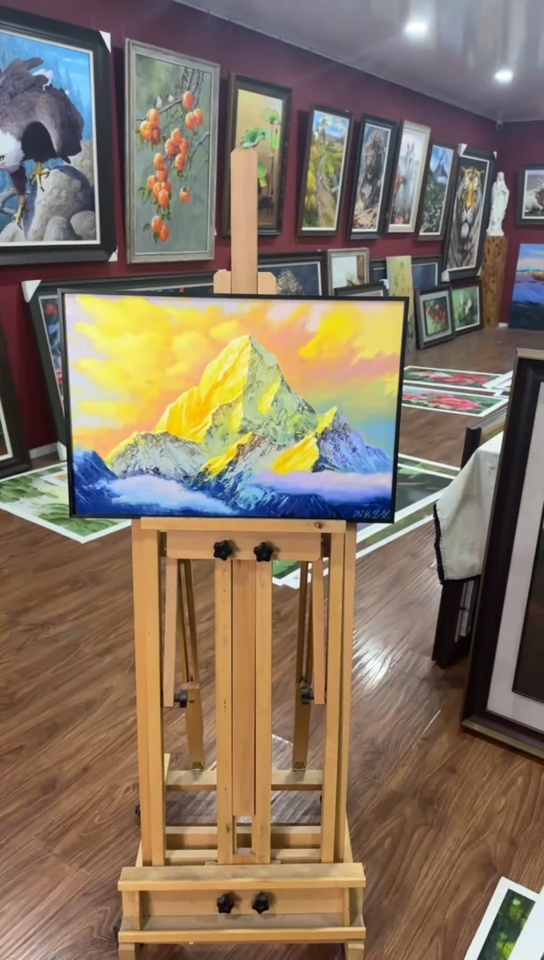 油画 纯手绘油画 带装裱