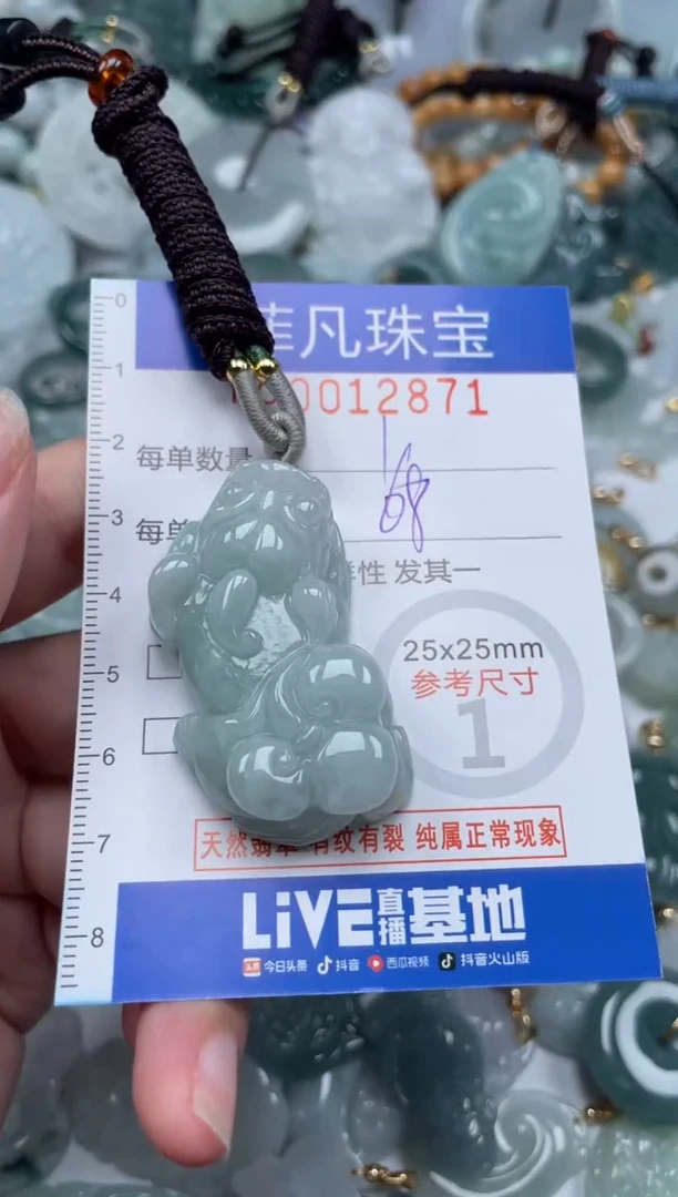 颈饰未镶嵌翡翠12871