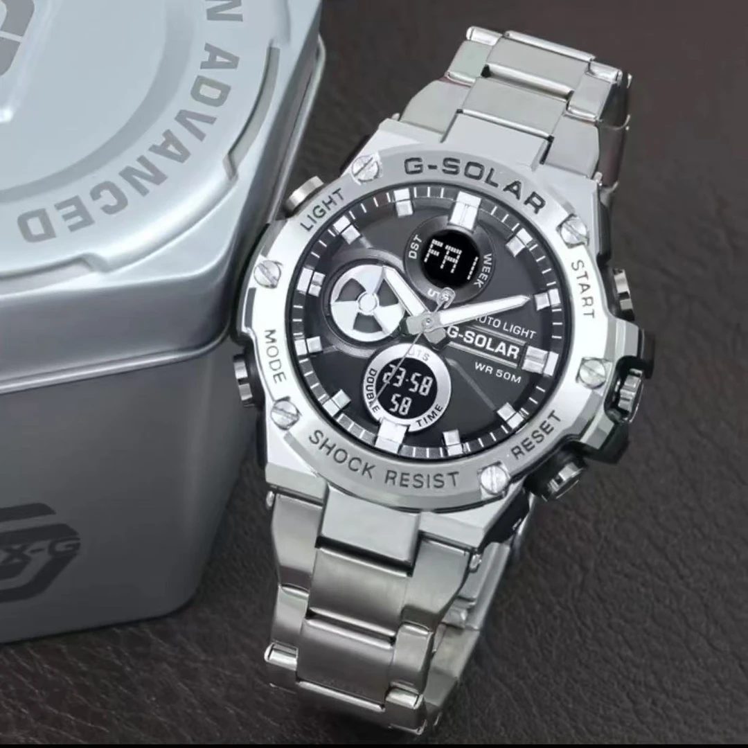 (粉丝专享)T2手表定制钢铁-心双机芯配件智能手表