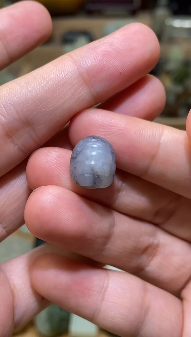 未镶嵌和田玉挂件新疆和田玉青花龟甲