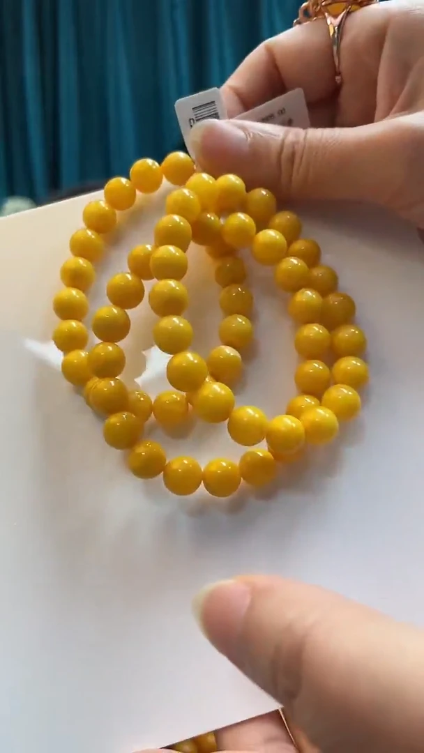 未镶嵌琥珀手链蜜蜡圆珠手串（多样性只发其一）
