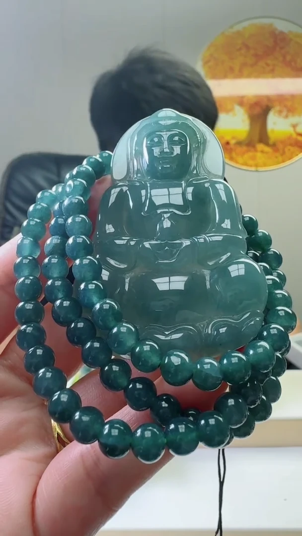 颈饰未镶嵌翡翠天然A货翡翠  多样性随机发其一