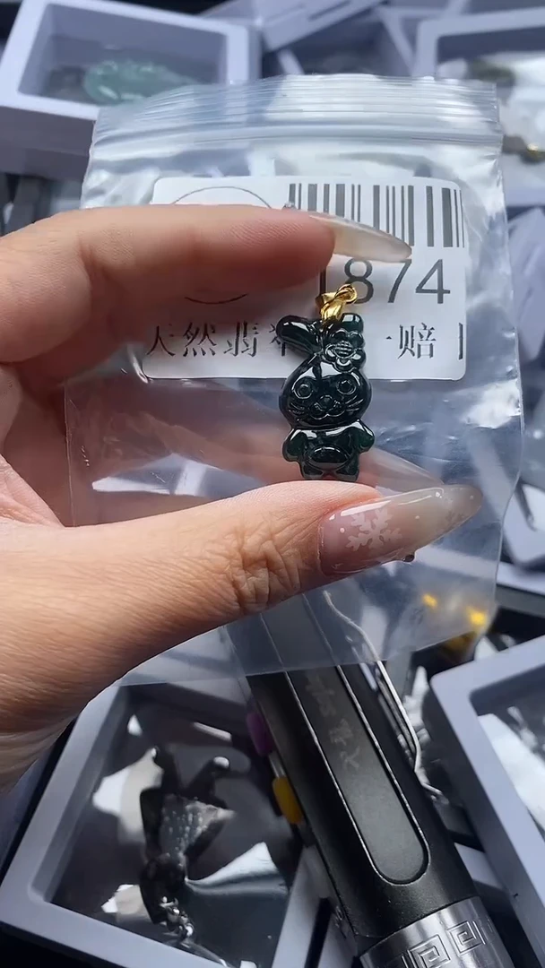 颈饰未镶嵌翡翠1874