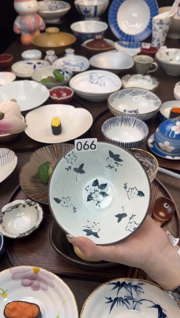 瓷（满满花）斗笠米饭碗