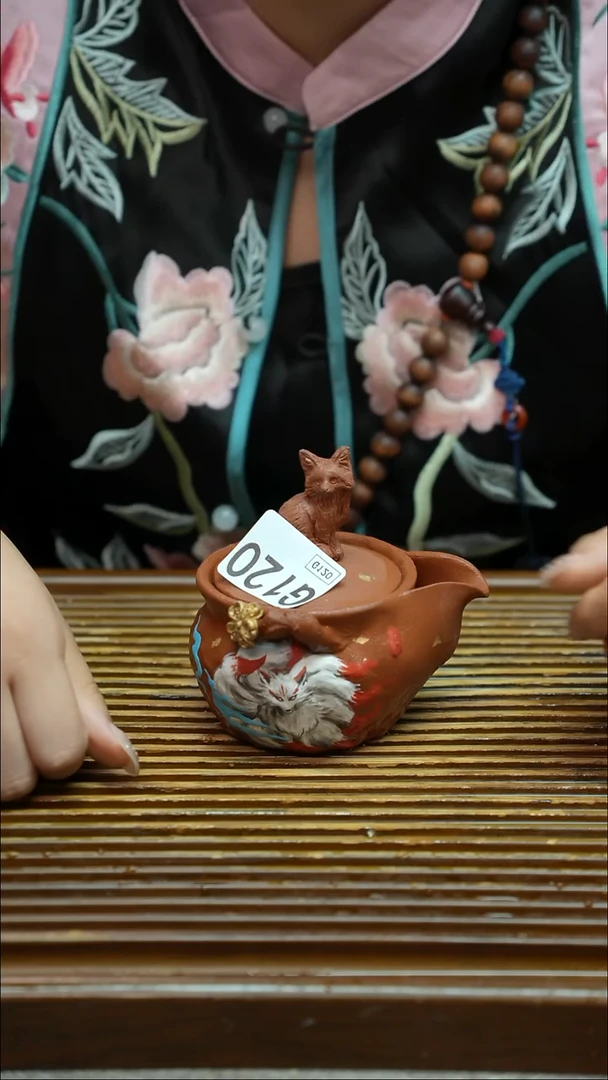 万古烧粗陶手工茶具