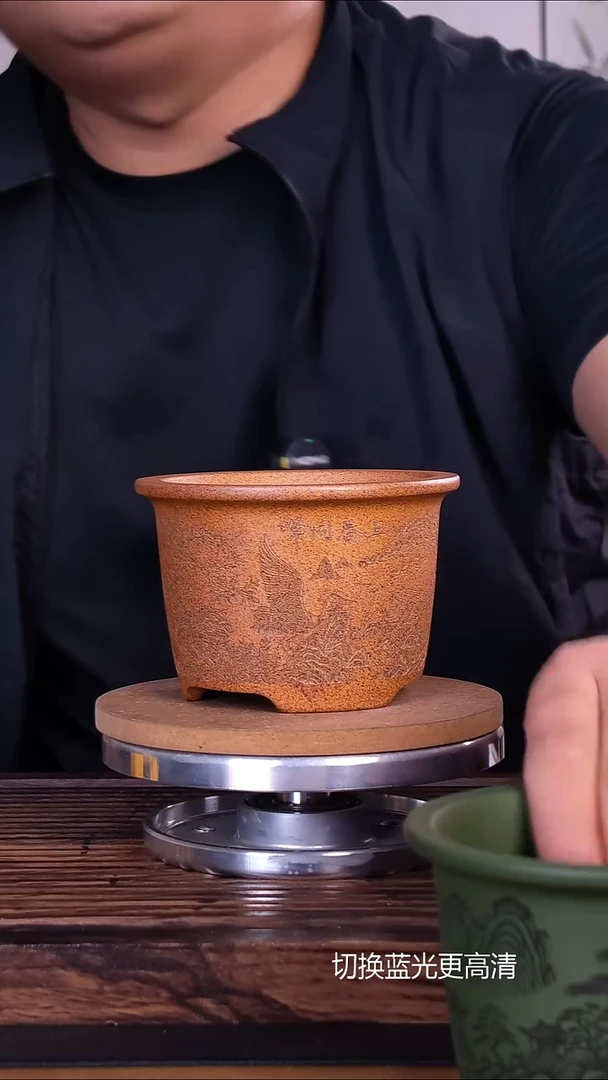 紫砂花盆紫砂花盆内口10-7