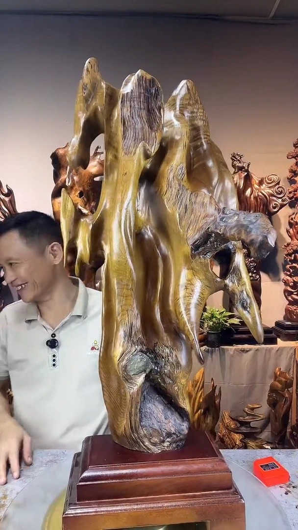 金丝楠网****》小叶桢楠随行摆件56