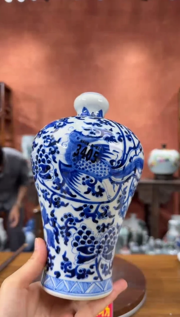 吴义松陶盟手绘陶瓷编码：3405