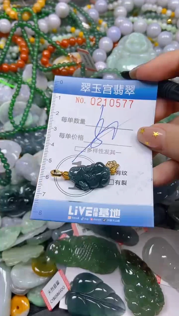 颈饰未镶嵌翡翠闪购C0210577多样性发其一