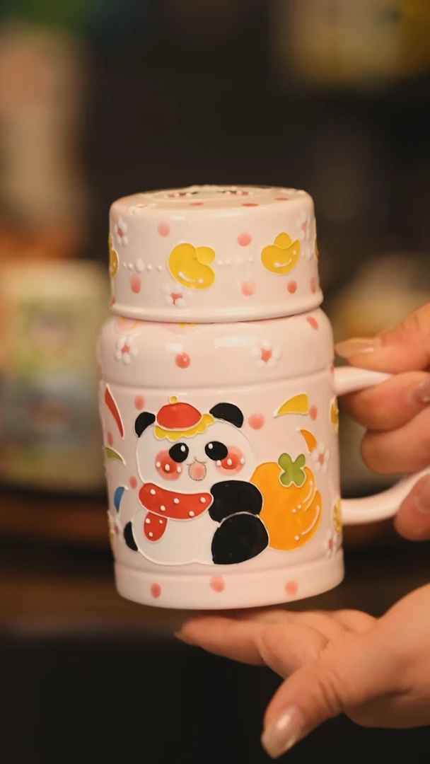 【闪购商品】摆件景德镇釉下彩绘设计师款陶瓷