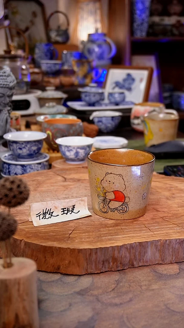 杯子熊手工手绘手工手绘