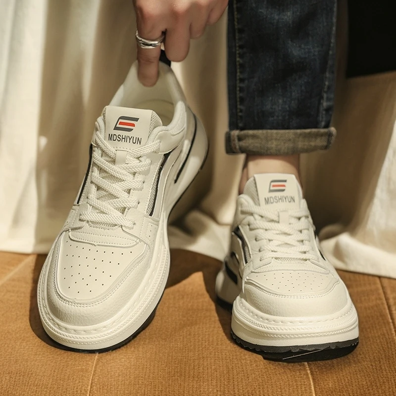 玛古芭网面鞋男款厚底增高时尚百搭潮流夏季透气韩版轻奢休闲鞋子