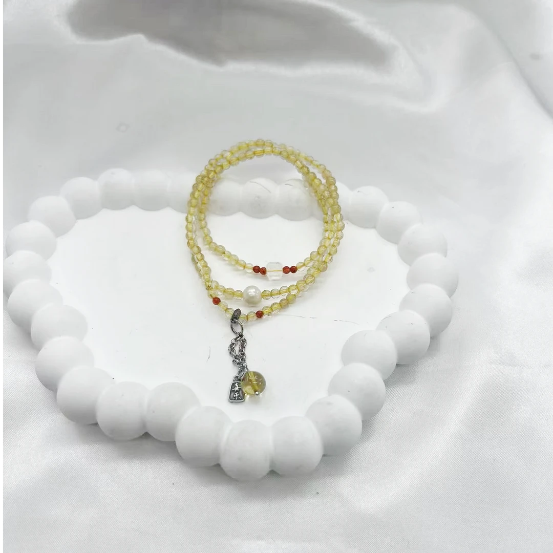 0170金发晶多圈精品手串