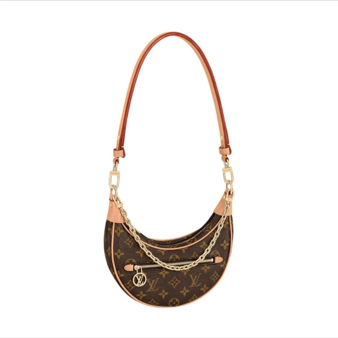 99新 LouisVuitton/路易威登 LV月亮豌豆包