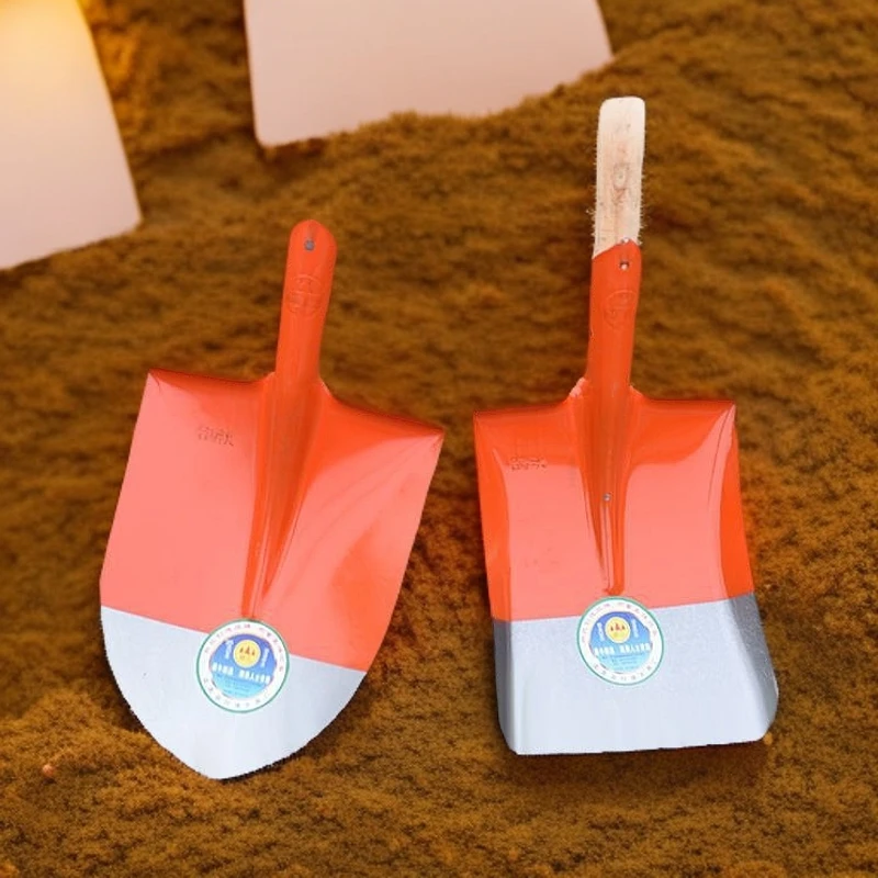 锰钢钢锹农用泥锹园林工具全钢加厚木柄钢锹煤锹种花尖方平头钢锹