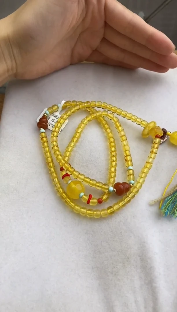 未镶嵌琥珀裸石10425224-项链