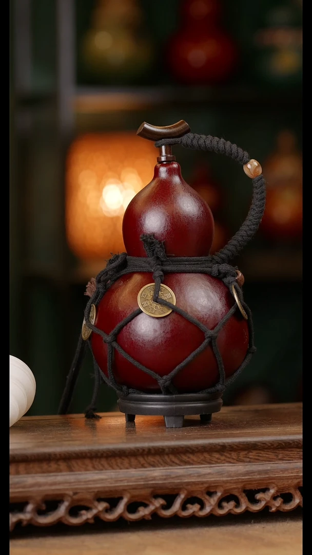 183号精品天然大漆酒葫芦一物一拍~