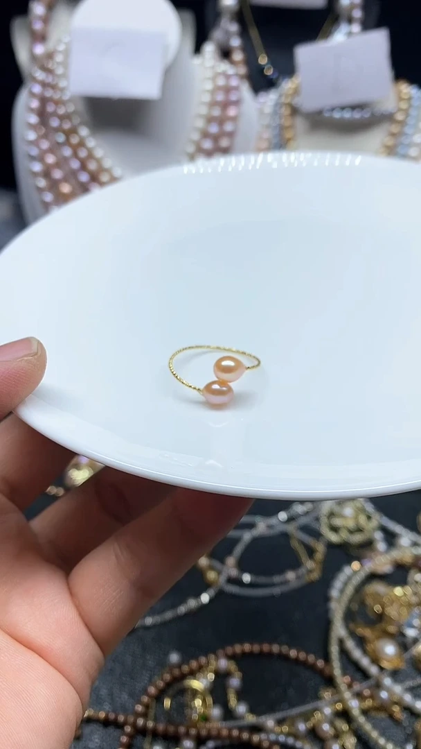 【闪购商品】淡水珍珠戒指未镶嵌多人