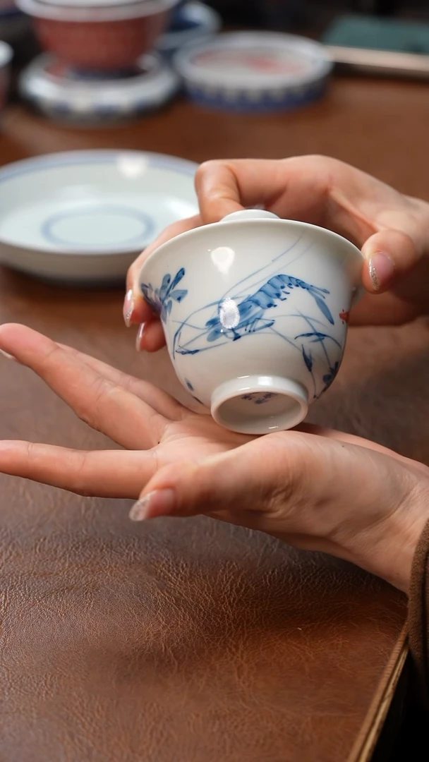 【闪购商品】盖碗虾趣盖碗盖碗