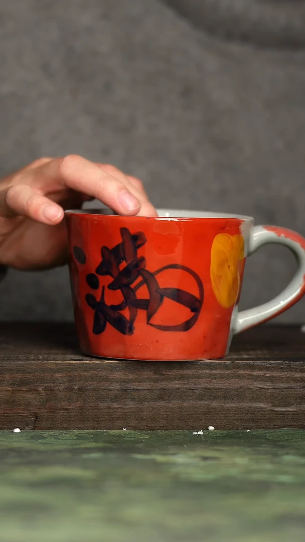 【闪购商品】杯青诗手工手绘瓷器