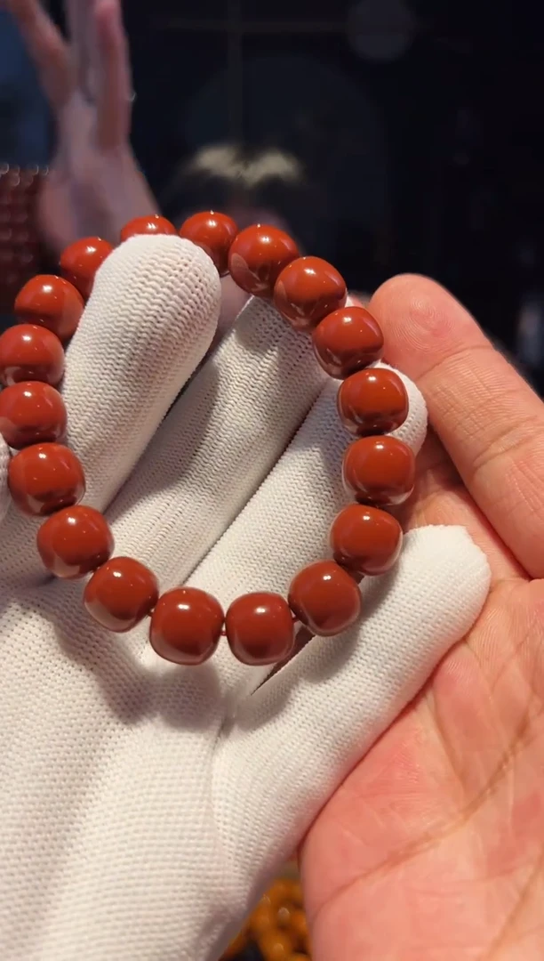 未镶嵌手串南红玛瑙12+老型