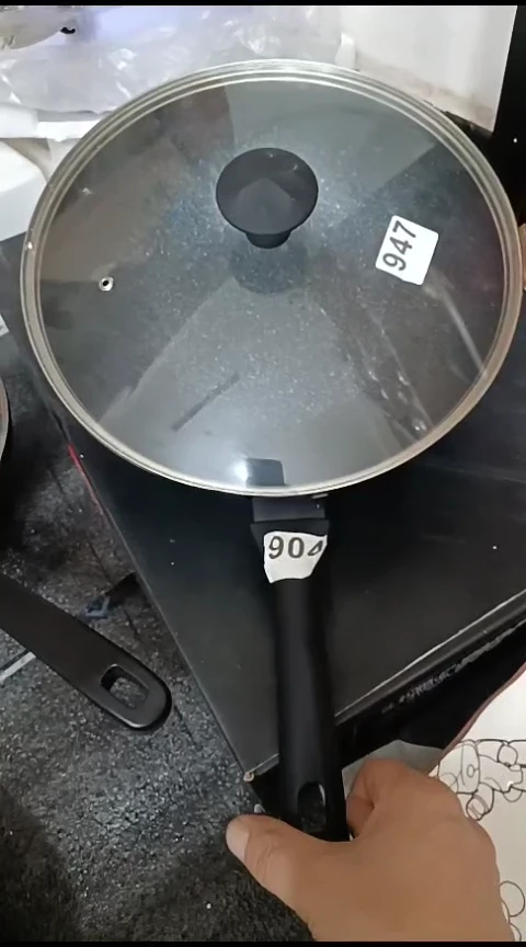 陶瓷盖子款947炒锅